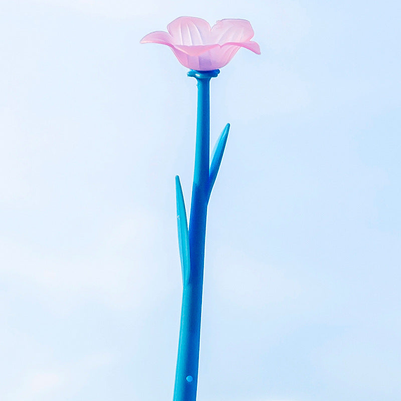 Wholesale Plastic Flowers Meet Light Color Changing Pen